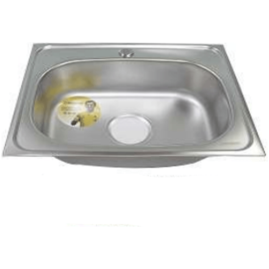 Waterhouse WH-SINK1H4838 Single Basin Stainless Sink w/ 1 Faucet Hole - KHM Megatools Corp. Waterhouse WH-SINK1H4838 Single Basin Stainless Sink w/ 1 Faucet Hole - KHM Megatools Corp.